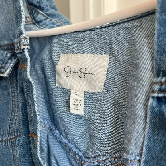 Midi/Cropped Jean Jacket - Picture 2 of 2